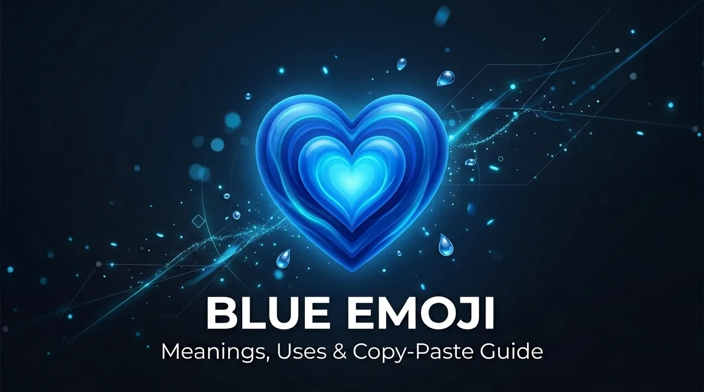 Blue Emoji