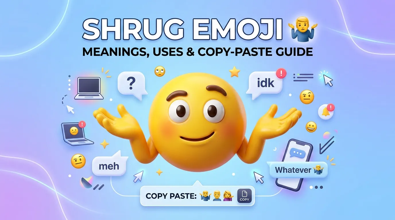 Shrug Emoji