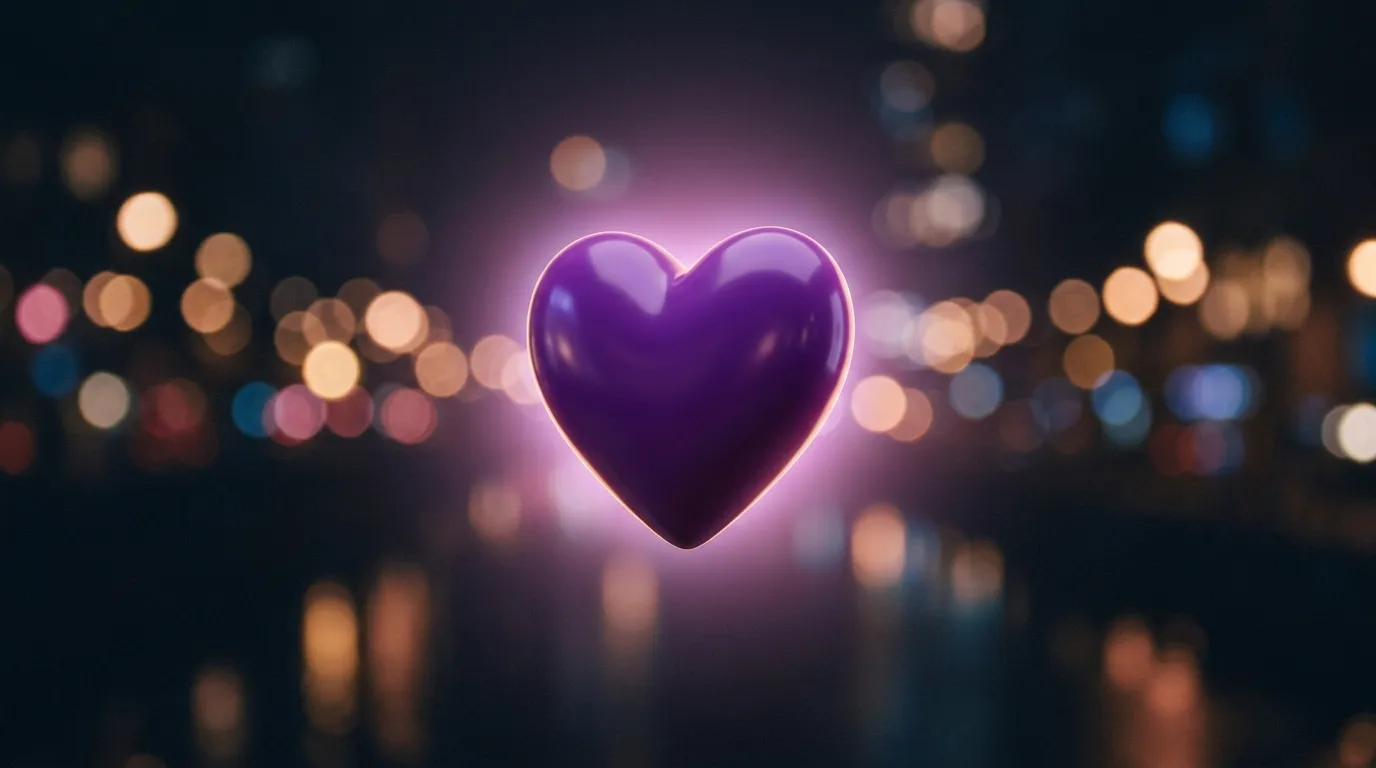 Purple Heart Emoji