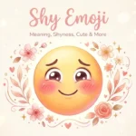 shy emoji