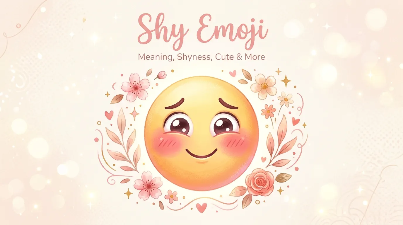 shy emoji